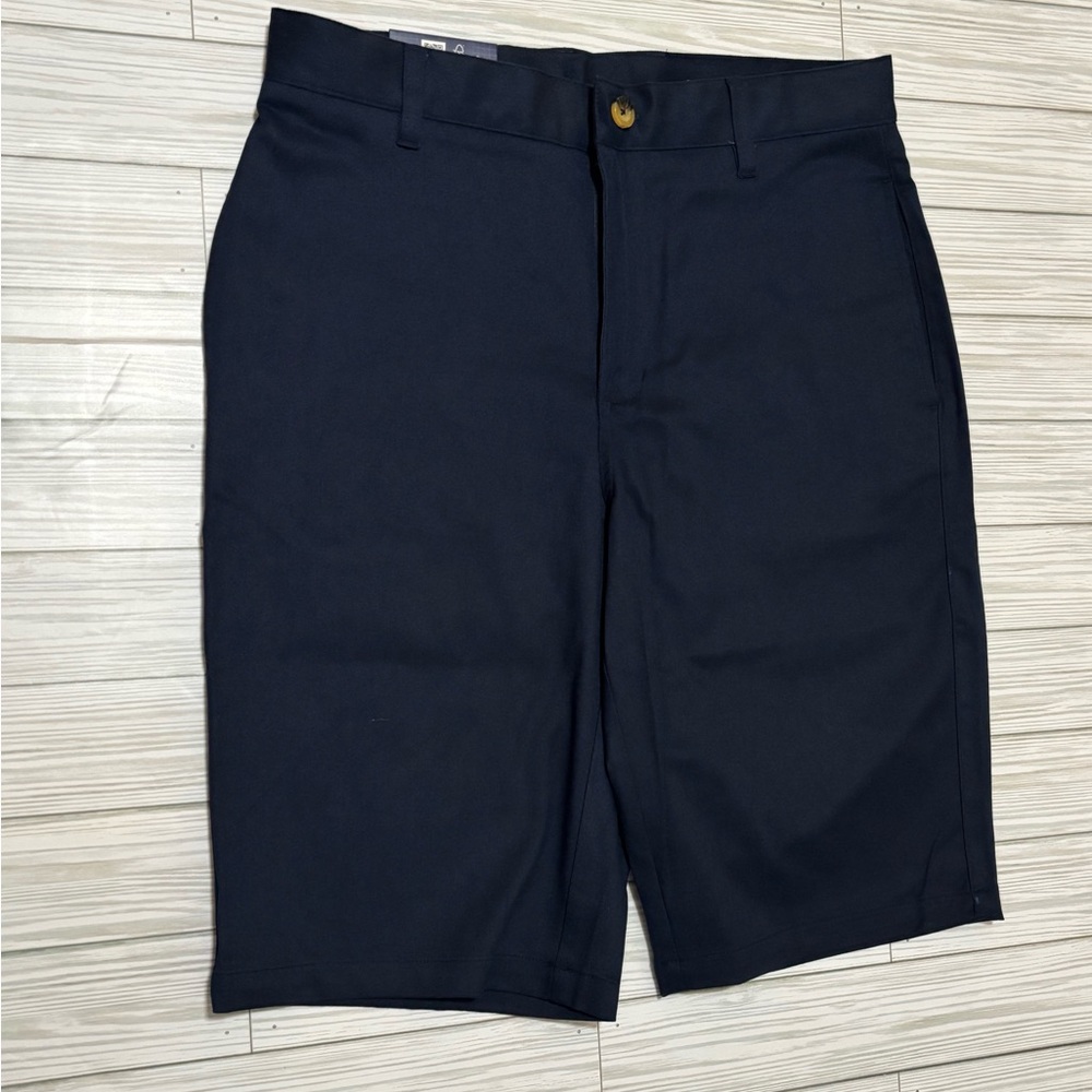 French Toast Blue Flat Front Shorts